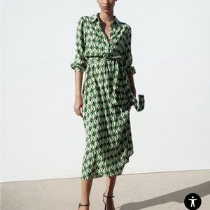 NWT Zara Geometric Dress